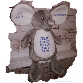 Elefant zur Taufe